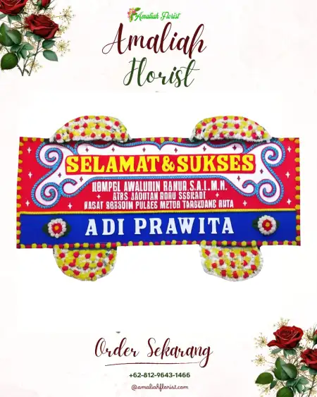Papan Bunga Ucapan Selamat Bedana